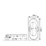 نقشه جکوزی مدل 1780