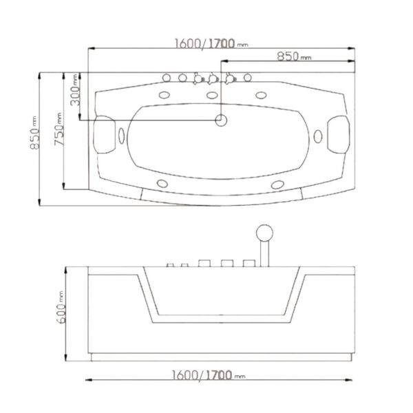 نقشه وان جکوزی تزموزا